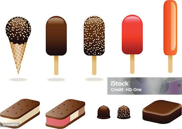 Ice Cream Variety Pack Stock Illustration - Download Image Now - Ice Cream Sandwich, Ice Cream, Candy