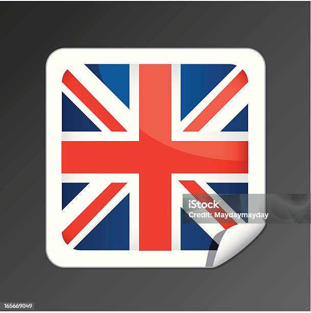 Großbritannien Flagge Button Stock Vektor Art und mehr Bilder von England - England, Englische Flagge, Etikett