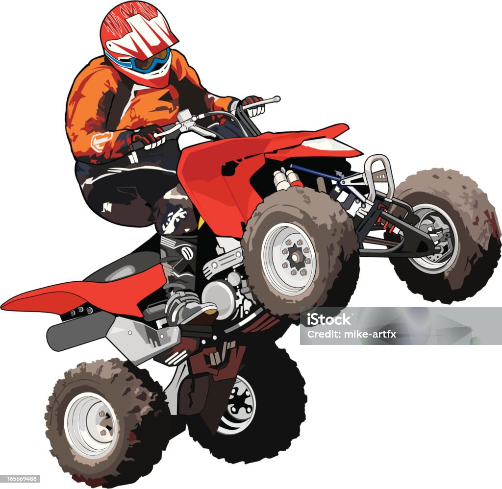 quadredirt - clipart vectoriel de Quad libre de droits