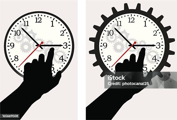 Ilustración de El Tiempo De y más Vectores Libres de Derechos de Control - Control, Tiempo, Actividad