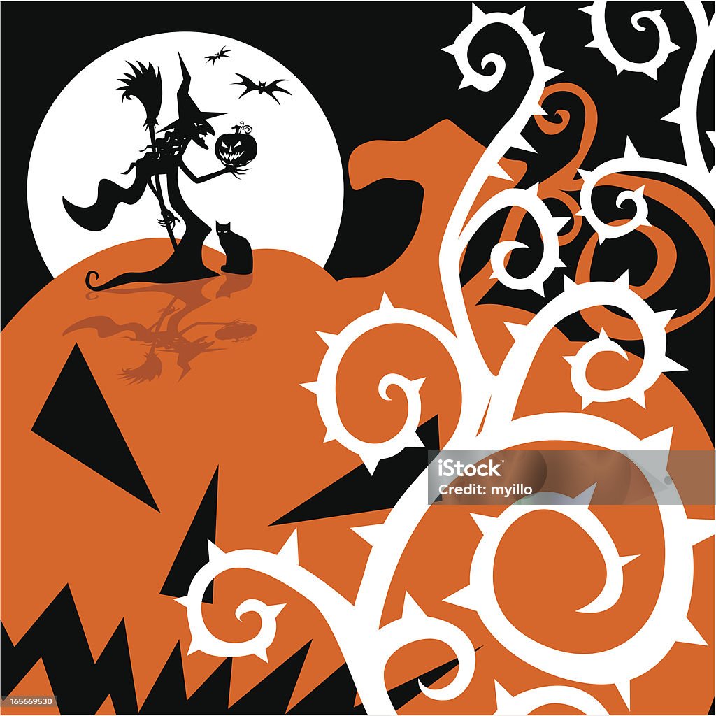 Halloween nocy - Grafika wektorowa royalty-free (Halloween)