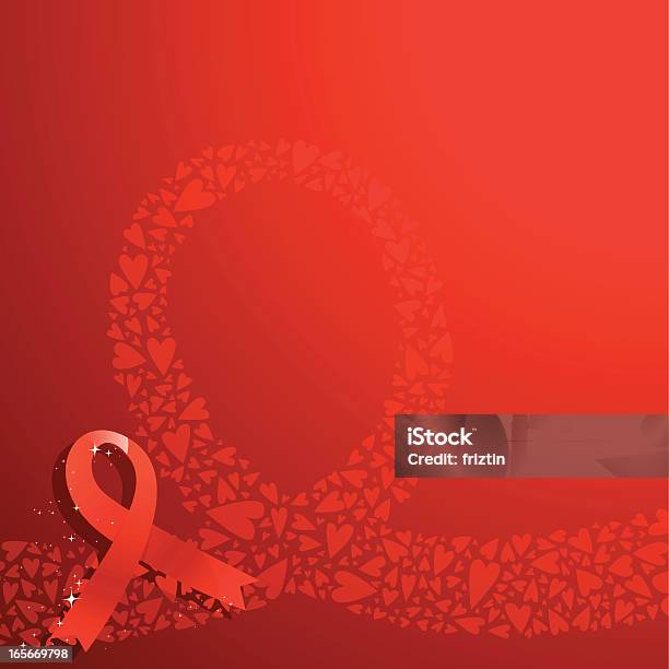 Czerwona Wstążka - Stockowe grafiki wektorowe i więcej obrazów AIDS - AIDS, Bez ludzi, Czerwona wstążka
