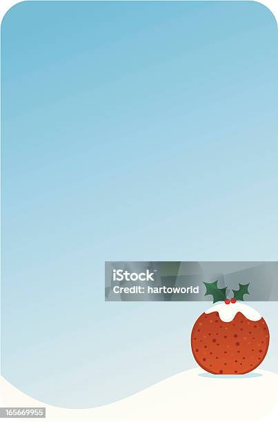 Christmas Pudding Hintergrund Stock Vektor Art und mehr Bilder von Bildhintergrund - Bildhintergrund, Comic - Kunstwerk, Festliches Ereignis