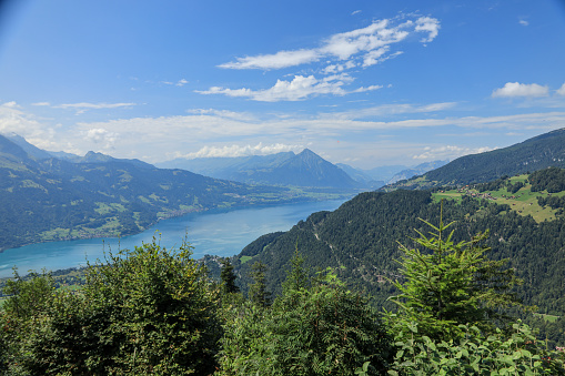 Harder Kulm, Interlaken, Switzerland in the summer