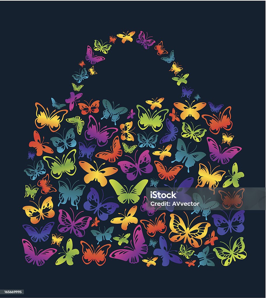 Бабочки сумка - Векторная графика Бабочка роялти-фри
