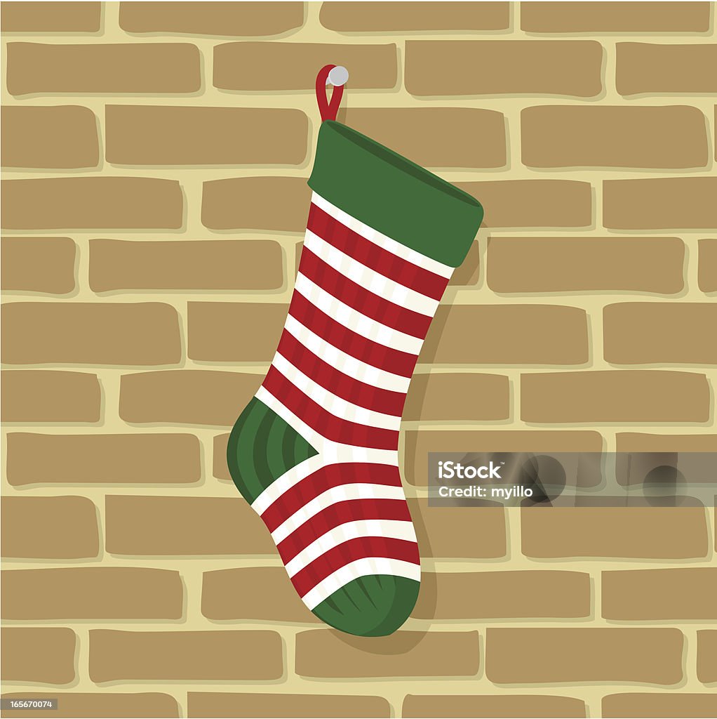 Chaussette de Noël - clipart vectoriel de Chaussette libre de droits