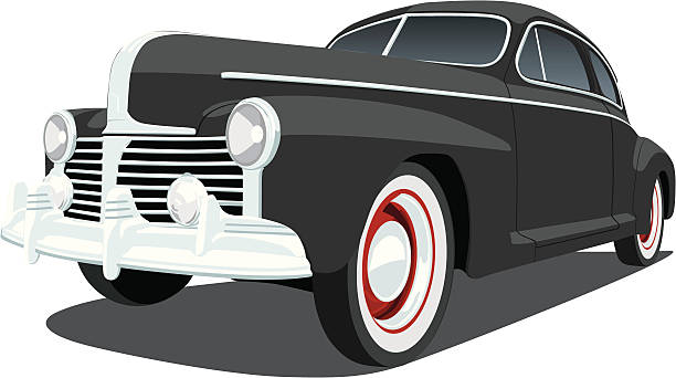 ilustrações de stock, clip art, desenhos animados e ícones de pontiac 1941 coupe - 1941