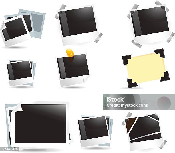 Photos Stock Illustration - Download Image Now - Image Montage, Picture Frame, Adhesive Tape