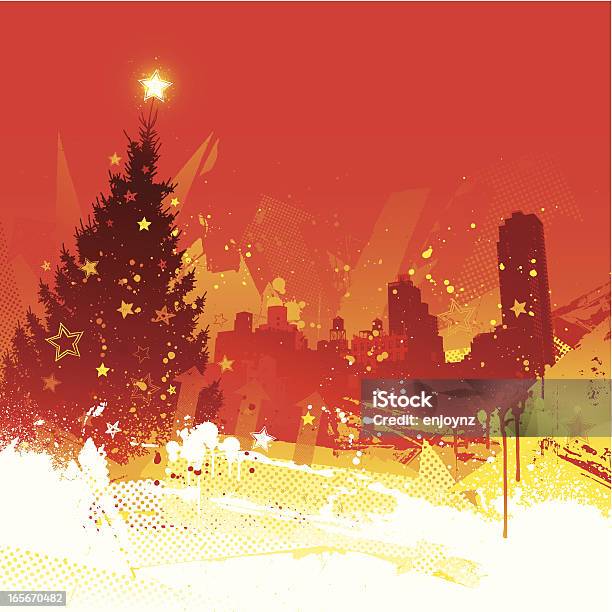Urban Noël Vecteurs libres de droits et plus d'images vectorielles de Noël - Noël, Aura, Graffiti