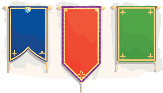 three royal banners 