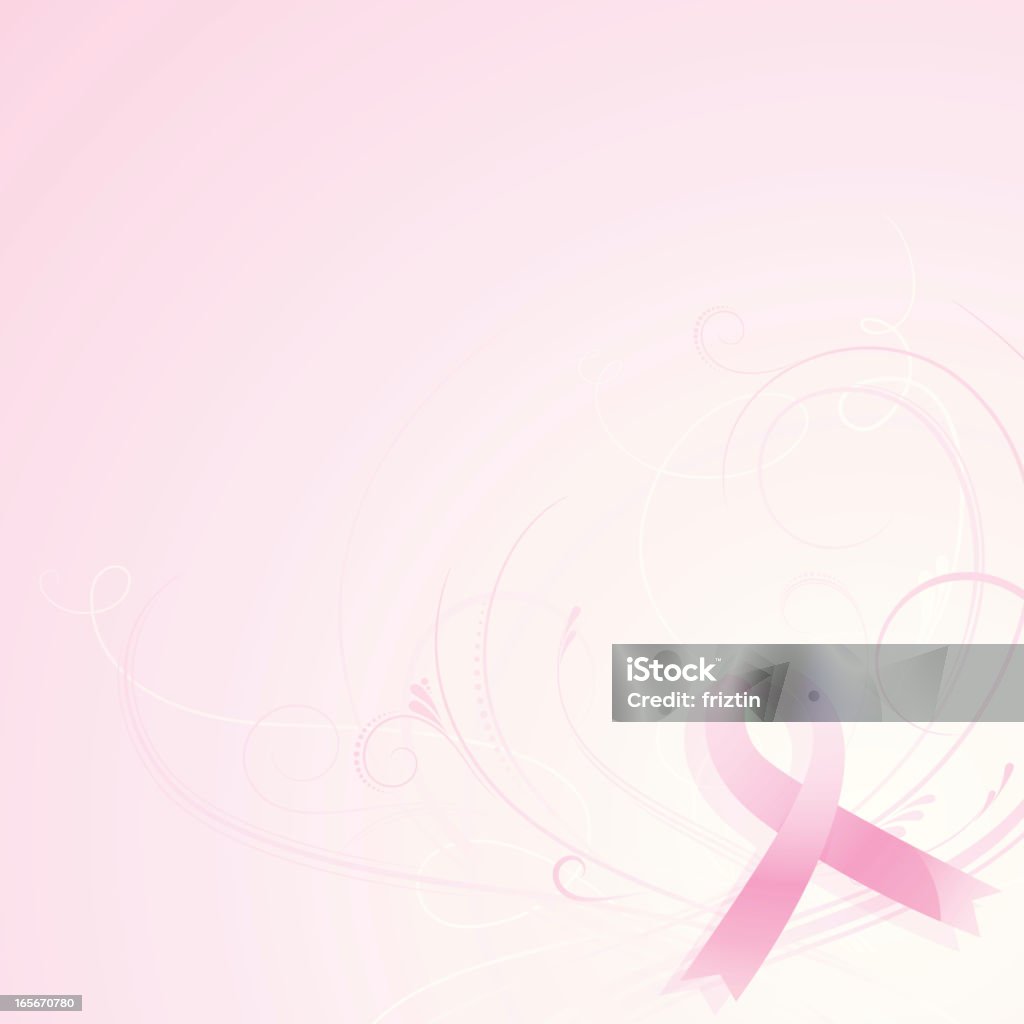 Pink Ribbon Hintergrund - Lizenzfrei Bildhintergrund Vektorgrafik