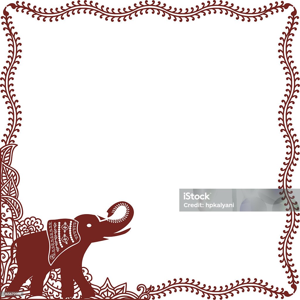 Mehndi Elephant Border Stock Illustration Download Image Now Angle mehndi-elephant-border-stock-illustration-download-image-now-angle