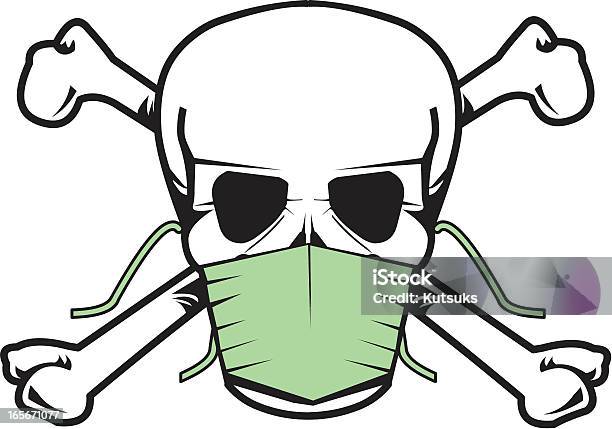 La Grippe Vecteurs libres de droits et plus d'images vectorielles de Masque de protection - Masque de protection, Tête de mort, Arme biologique