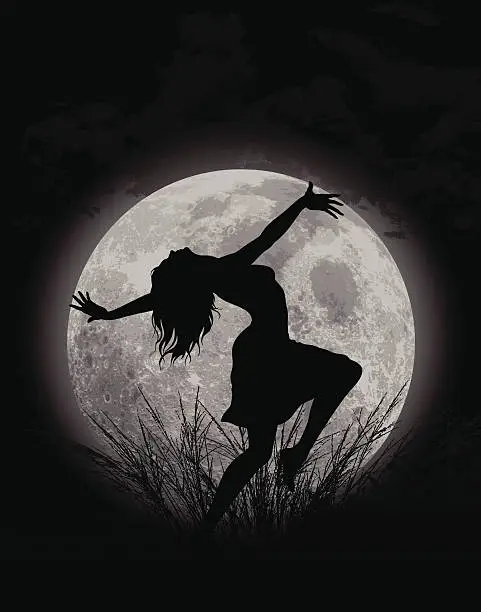 Vector illustration of Moon Dance