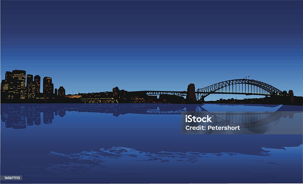 Hafen von Sydney - Lizenzfrei Sydney Vektorgrafik