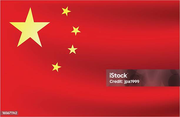 Chinesische Flagge Stock Vektor Art und mehr Bilder von Chinesische Flagge - Chinesische Flagge, Chinesische Kultur, Ethnische Zugehörigkeit