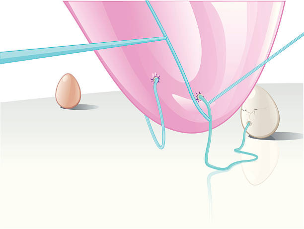Egg_plugged - ilustración de arte vectorial
