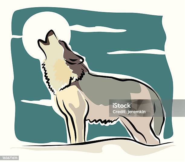 Sketchy Wolf Stock Illustration - Download Image Now - Wolf, Sketch, Animal