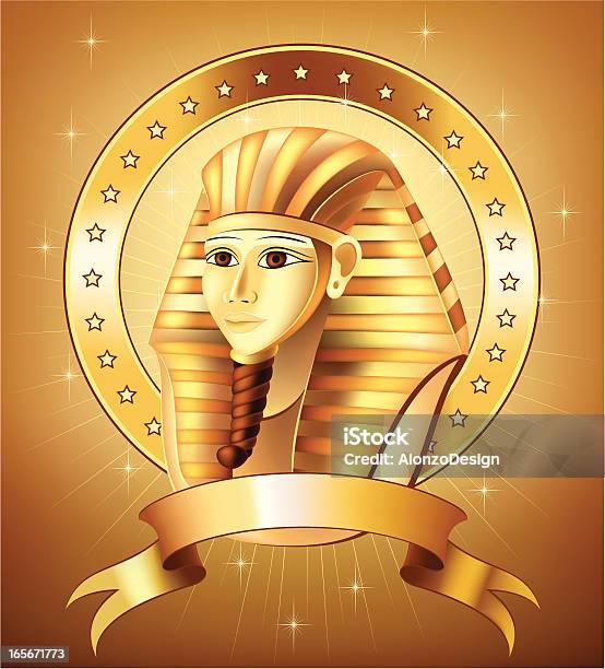 Pharao Der Insignia Stock Vektor Art und mehr Bilder von Pharao - Pharao, Gold - Edelmetall, Heruntergekommen