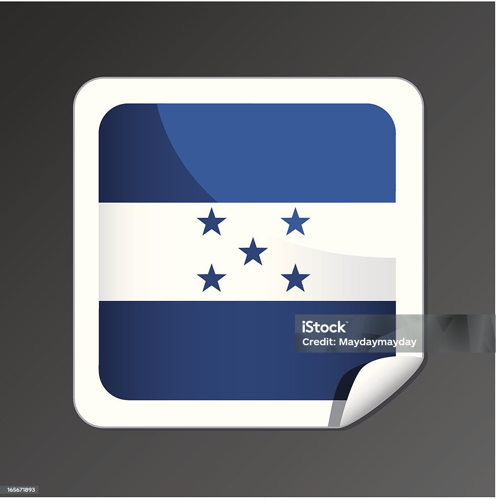 Honduras flag button Honduras flag button. Illustrator vector image. Concepts stock vector