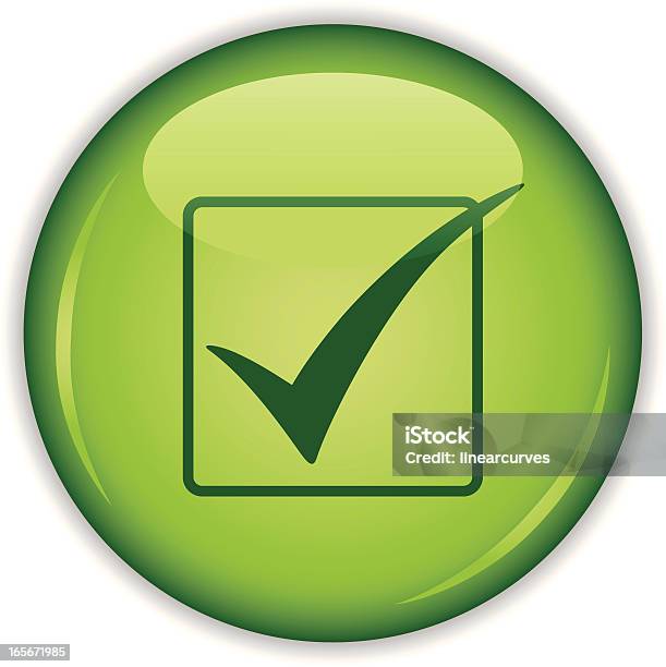 Approved Icon Stock Illustration - Download Image Now - Check Mark, Checkbox, Circle