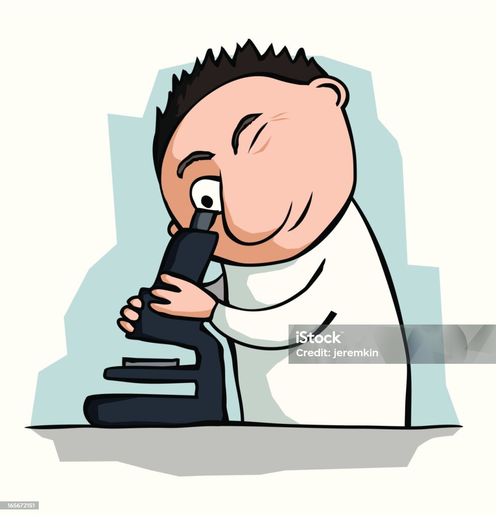 Scientist With Microscope Stock Illustration - Download Image Now - Cartoon, Microscope, Laboratory - iStock Scientist With Microscope Stock Illustration - Download Image Now - Cartoon, Microscope, Laboratory - iStock