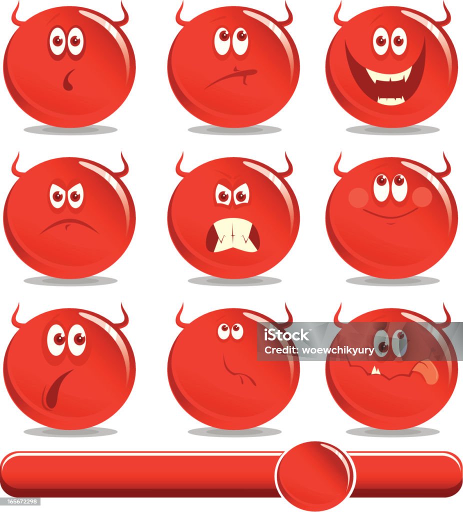 Disaster Smiley Devils Smileys Stock Illustration - Download Image Now - Accidents and ...