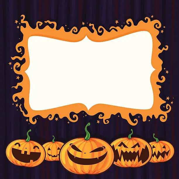 Vector illustration of Jack O Lanterns