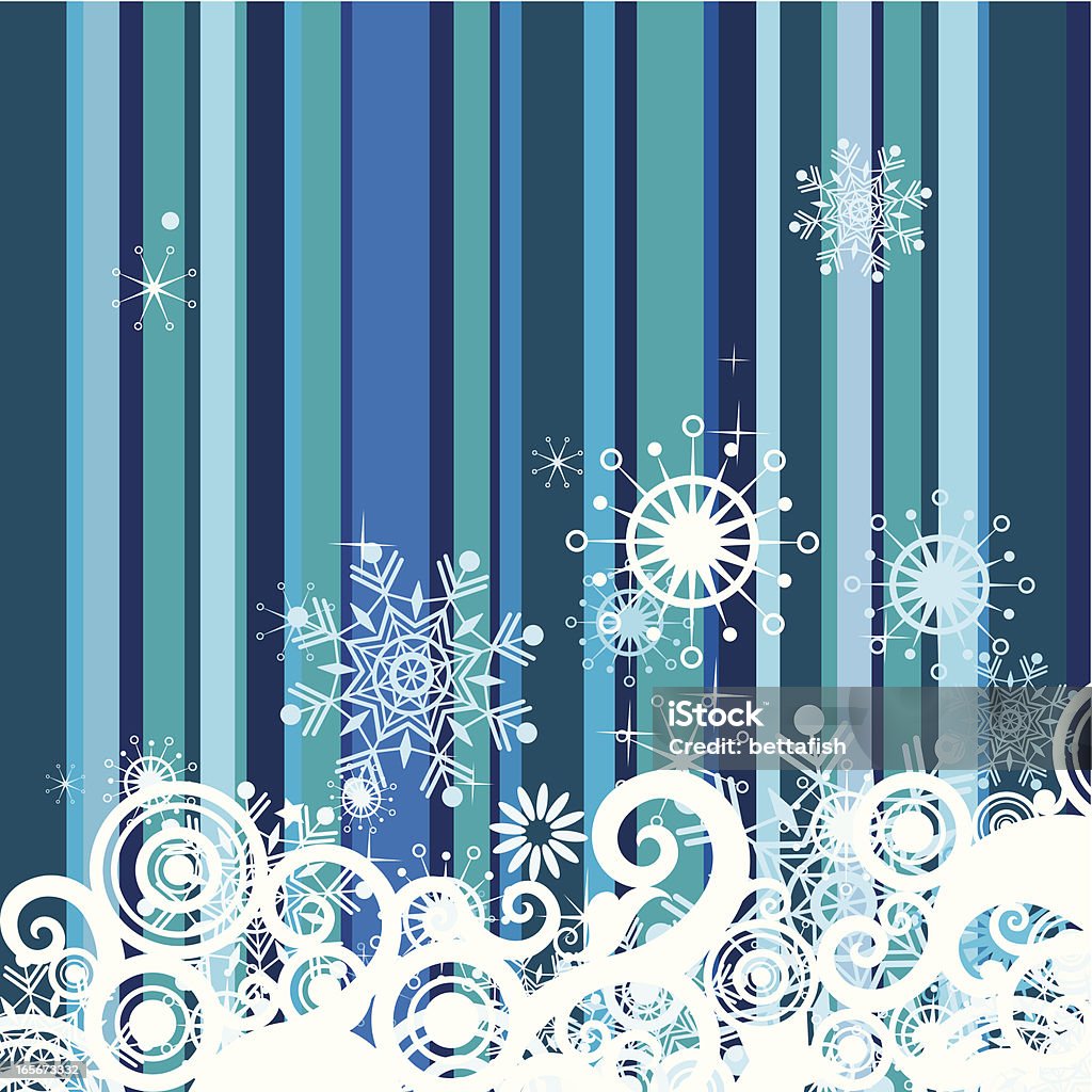 Striped Weihnachten Hintergrund - Lizenzfrei Gestreift Vektorgrafik