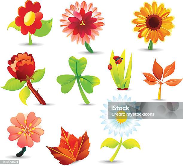 여름 추절 꽃 0명에 대한 스톡 벡터 아트 및 기타 이미지 - 0명, 가시, 가을