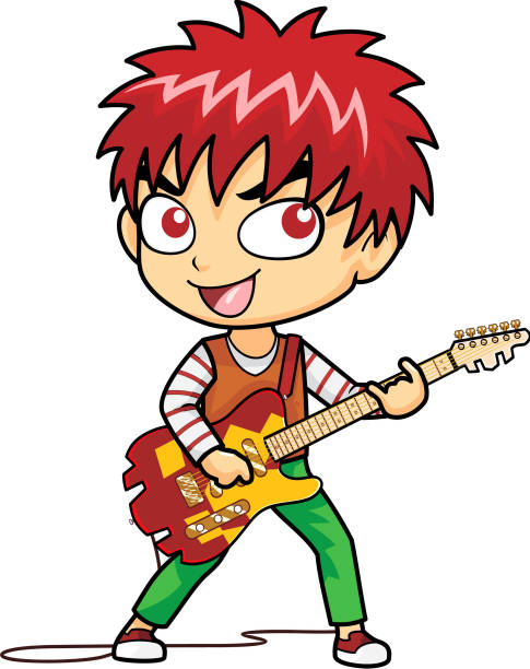 Anime Guitar Stock Photos, Pictures & Royalty-Free Images - iStock