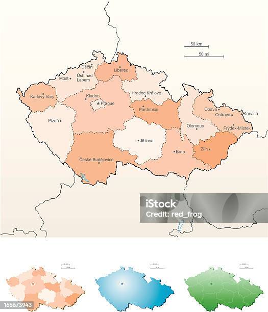 Республика Чехия — стоковая векторная графика и другие изображения на тему Иллюстрация - Иллюстрация, Без людей, Брно