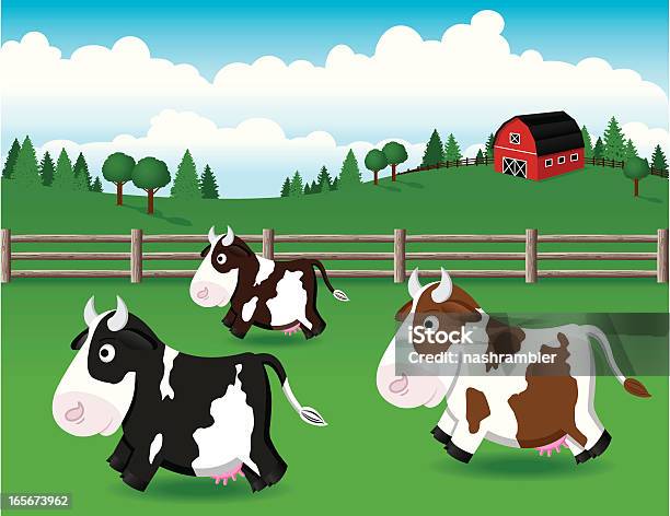 Film Sapi Sapi Perah Di Ladang Ilustrasi Stok - Unduh Gambar Sekarang - Sapi ...