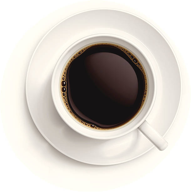 illustrations, cliparts, dessins animés et icônes de tasse de café noir - coffee cup black coffee isolated