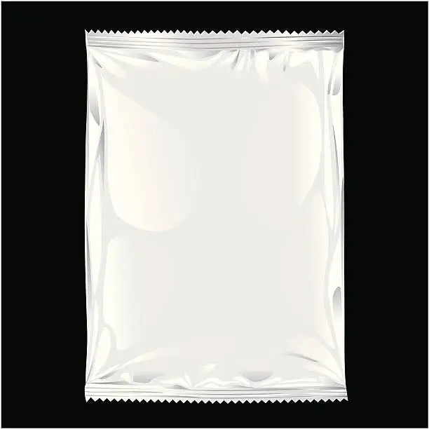 Vector illustration of Blank Chips Bag