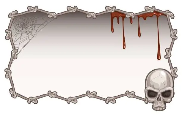 Vector illustration of Bone Frame