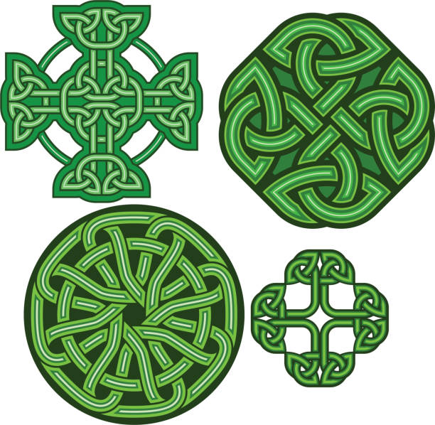 Celtic knots vector art illustration