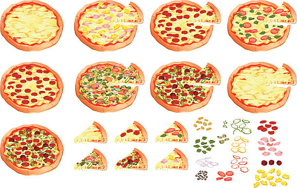 Pizza - Illustration vectorielle