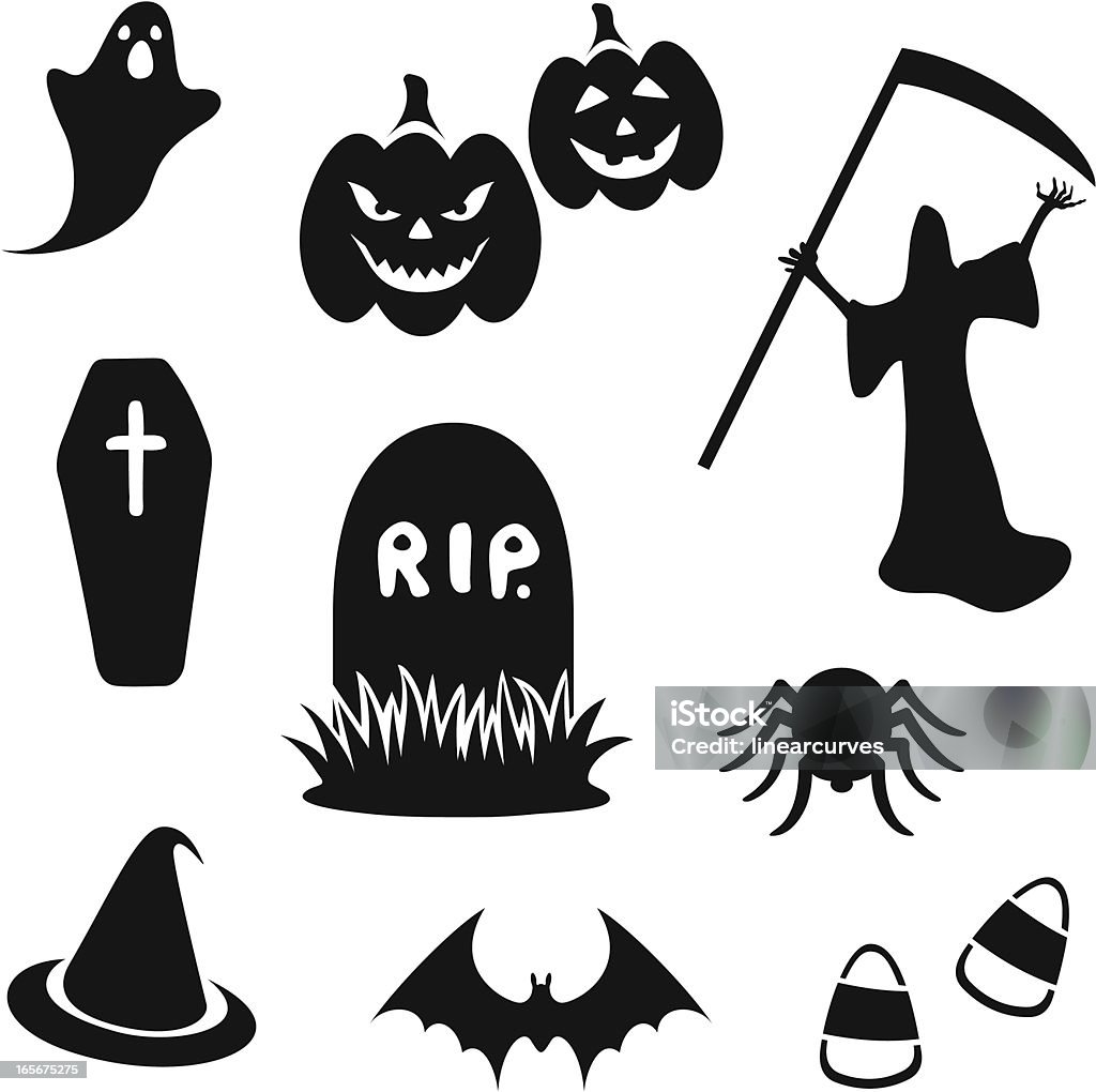 Halloween Grafik-Elemente - Lizenzfrei Candy Corn Vektorgrafik