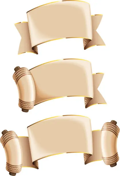 Vector illustration of Ribbon Strip