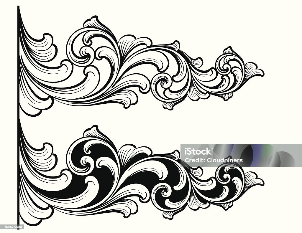 Traditional Scrollwork Stock Illustration Download Image Now Traditional Scrollwork Stock Illustration Download Image Now