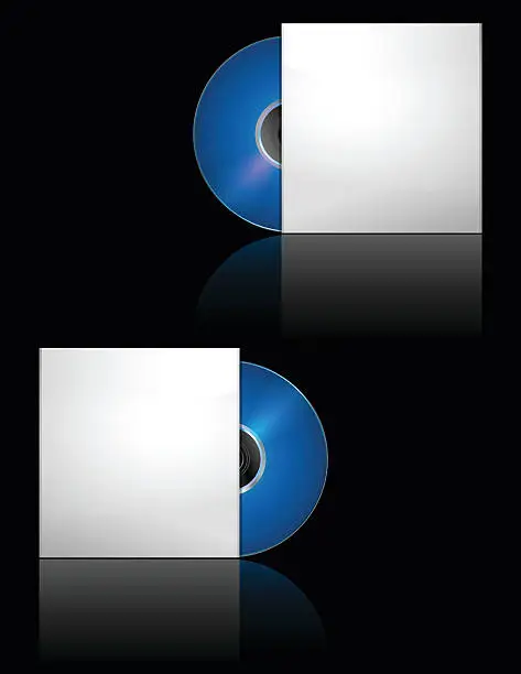 Vector illustration of Blu-ray/DVD Sleeve
