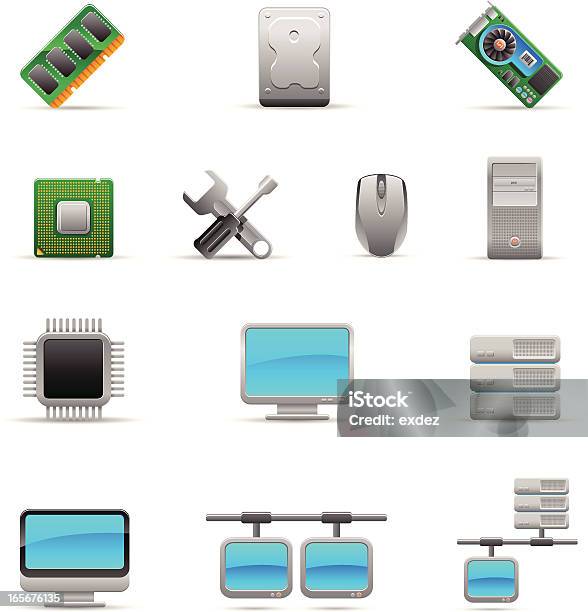 Computer Accesseries Image Computer Accessories Stock Illustration - Download Image Now - CPU ...