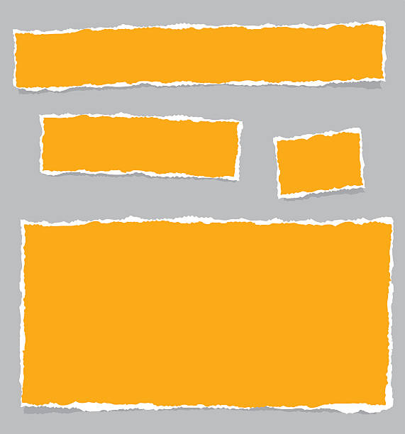 orange paper pieces on a grey background - ryan in a 幅插畫檔、美工圖案、卡通及圖標