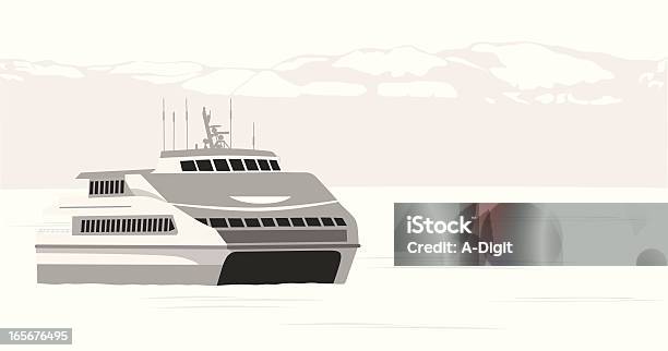 Ilustración de De Alaska y más Vectores Libres de Derechos de Ferry - Ferry, Ilustración, Fiordo