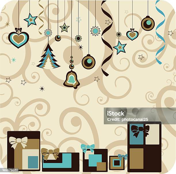 Ретро Christmas — стоковая векторная графика и другие изображения на тему Ёлочные игрушки - Ёлочные игрушки, Без людей, Векторная графика