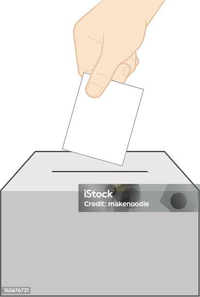 Voting Election Donation Box Stock Illustration - Download Image Now - Ballot Box, Box - Container, Charity Benefit
