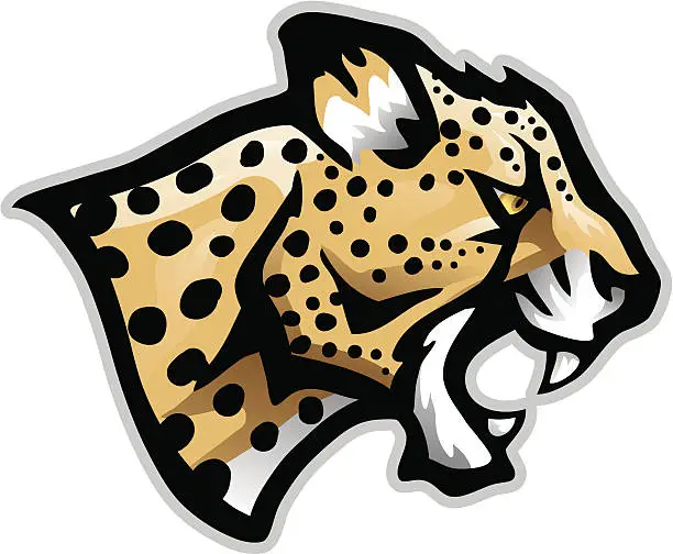 Vector illustration of Cheetah Head