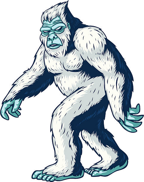 yeti - yeti stock illustrations