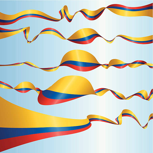 Colombian Banners All banners are separate objects. Created with Adobe Illustrator CS. File created 2009-12-29. yellow belt stock illustrations
